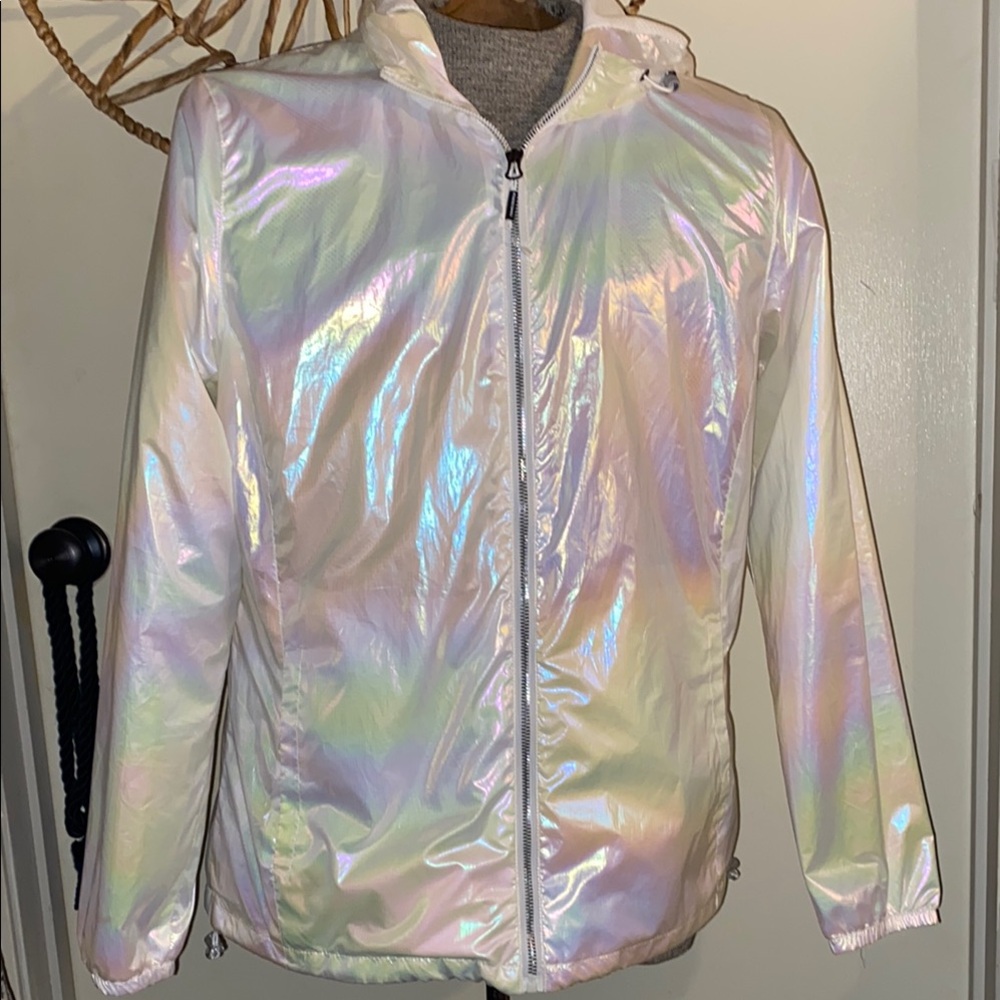 Iridescent Hooded Jacket
